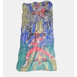 Vintage 1994 Mighty Morphin Power‎ Rangers Sleeping Bag Saban Kids 27x51
